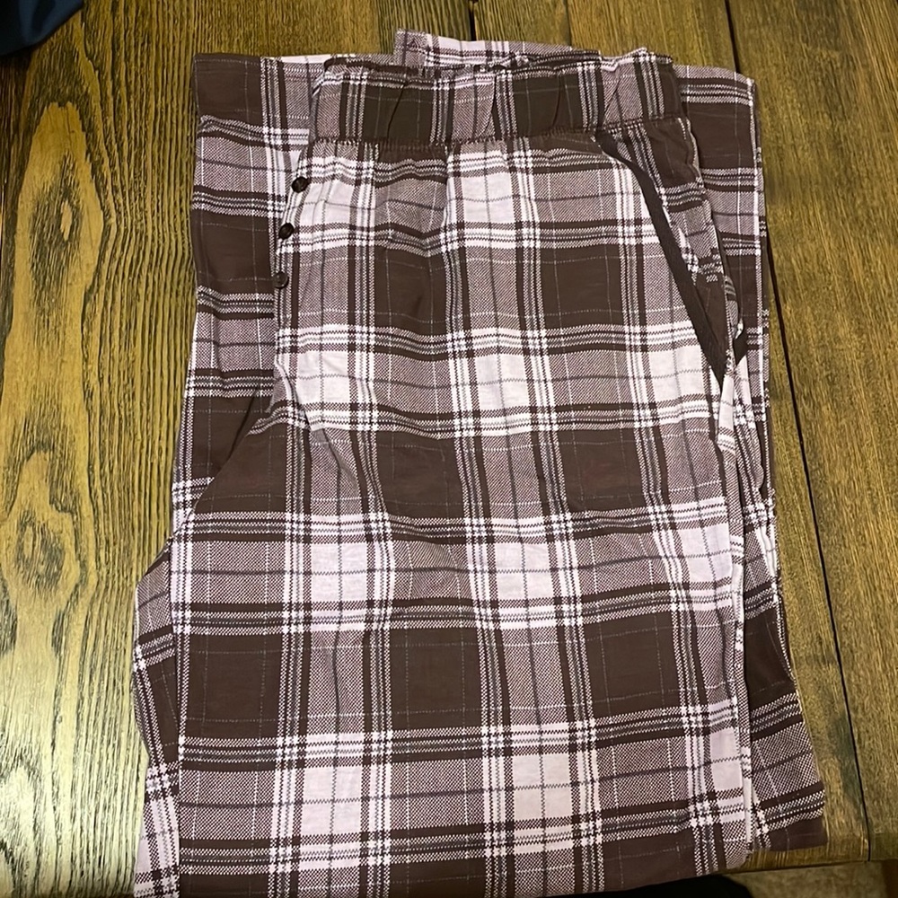 Womens plaid pajama pants